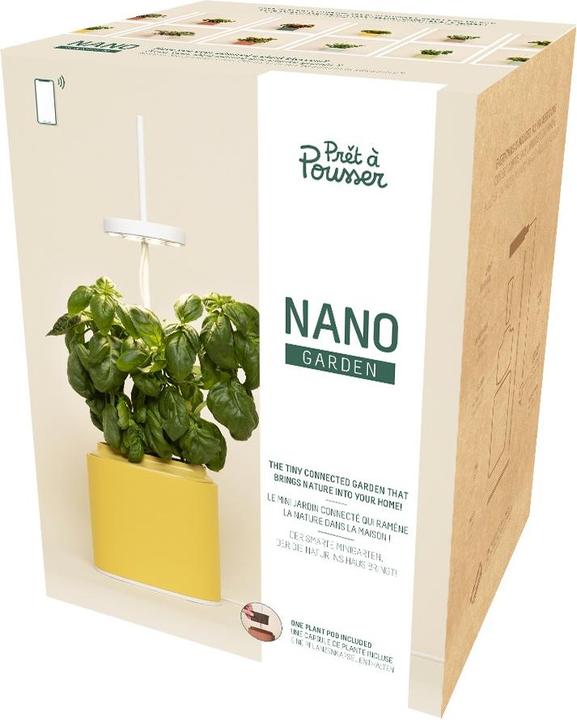 Actual product image Prêt à Pousser Herb Pot Nano, Mimosa Yellow (13.50 cm)