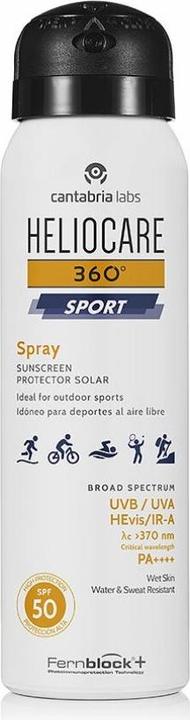 Image du produit Heliocare 360ao Spray de protection solaire pour le sport Spf50 100ml (Spray solaire, SPF 50, 100 ml)