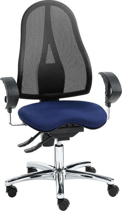 Immagine prodotto Topstar Sedia da ufficio SITNESS 15, a contatto permanente, con braccioli, schienale in rete, seduta