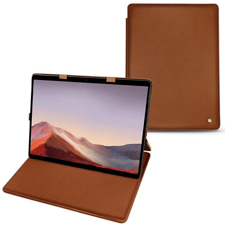 Actual product image Noreve Leather cover vertical (Microsoft Surface Pro X)