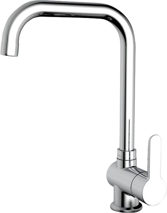 Actual product image Plieger Voda 1 -hole kitchen faucet - M. High spout - Chrome (1084006)
