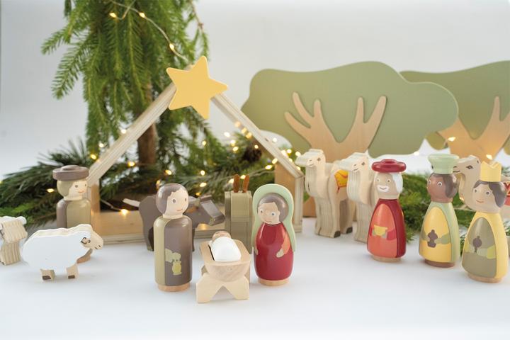 Image du produit small foot Kit de jeu Crèche de Noël