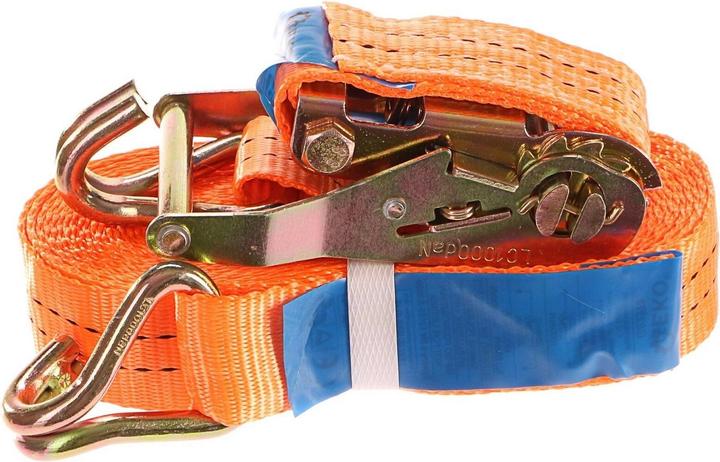 Actual product image GEKO Tensioning strap with ERGO ratchet and hook, 12m/5T/50mm