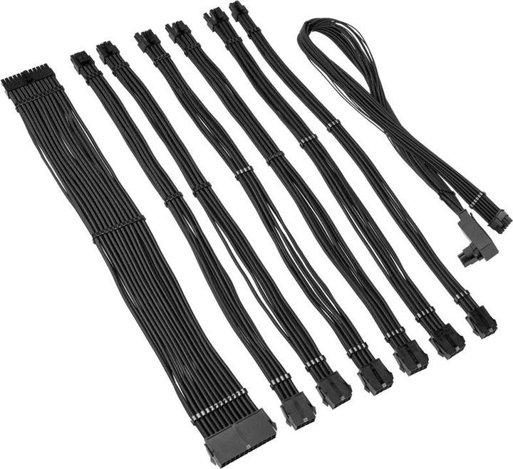 Produktbild Kolink Core Pro Braided Cable Extension Kit 12V-2x6 Typ 2 - Jet Black (0.99 m)