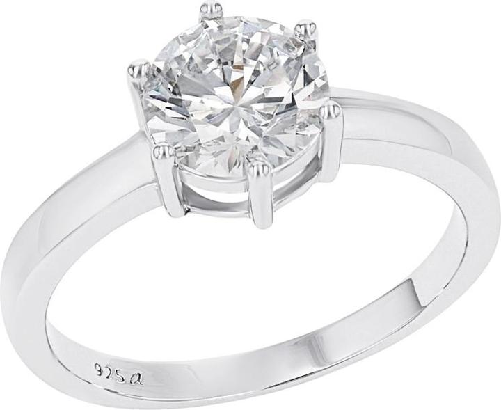 Actual product image Amor Ringe für Damen, 925 Sterling Silber, Zirkonia synth. (60, 925 Silver)