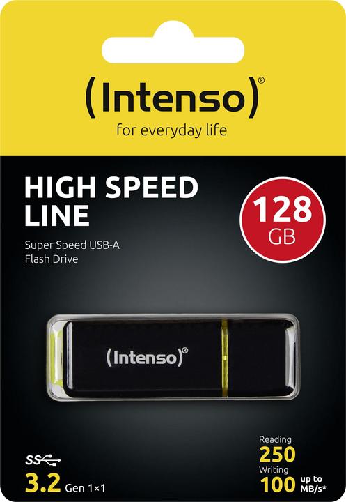 Actual product image Intenso high speed line (128 GB, USB-A, USB 3.1)