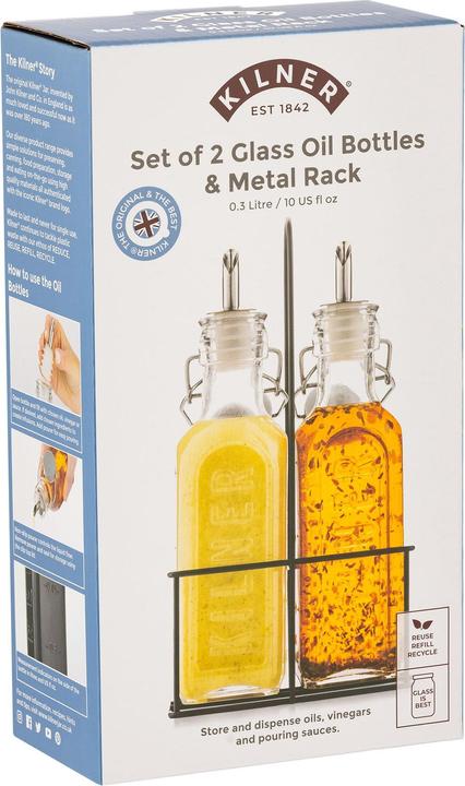 Produktbild Kilner Essig/Öl Spender Set mit Halterung 2x 0.3 l (300 ml)