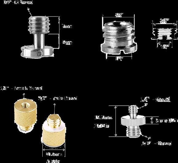 Produktbild SmallRig 3995 SCREW RATCHET WINGNUT SET