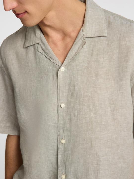 Produktbild Selected Homme 100% Leinen Kurzarmhemd (M)