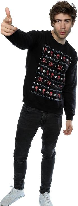 Actual product image Mens Deadpool Christmas Sweatshirt (XL)