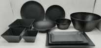 Image du produit La Mer plateau mélamine noir mat 30x20x2,5c le medi