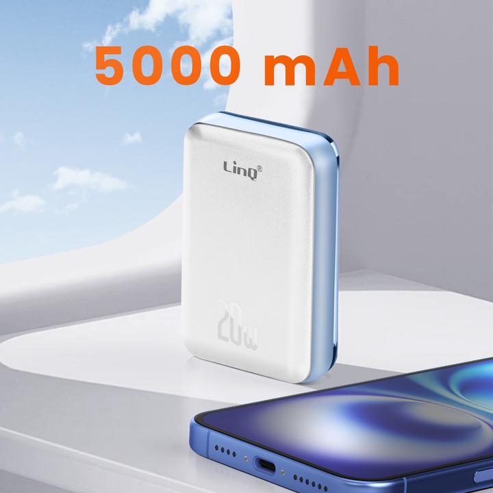 Produktbild LinQ 5.000mAh MagSafe Powerbank (5000 mAh)
