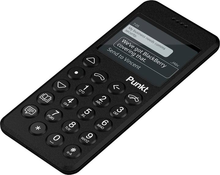 Actual product image Punkt. MP02 Mobile phone