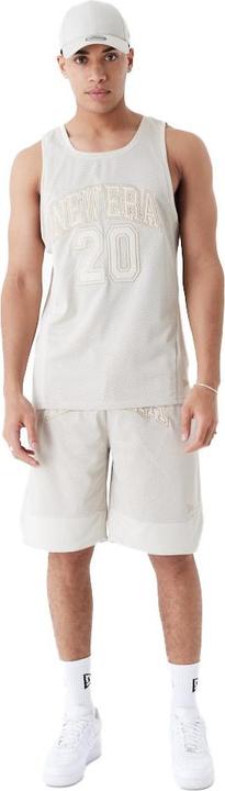 Immagine prodotto New Era Canotta in Poly Mesh - BRAND LOGO stone beige (L)