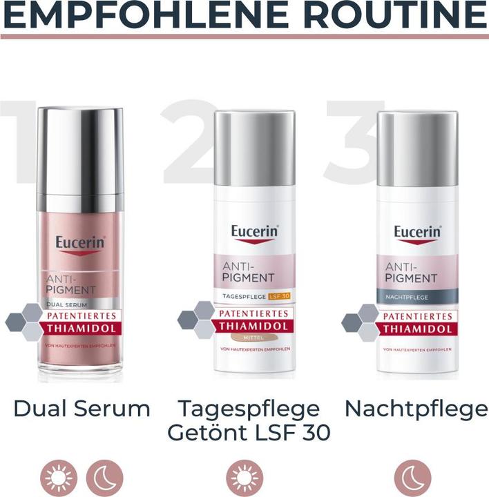 Produktbild Eucerin Anti-Pigment Tagespflege LSF 30 getönt (50 ml, Tagescreme, SPF 30)