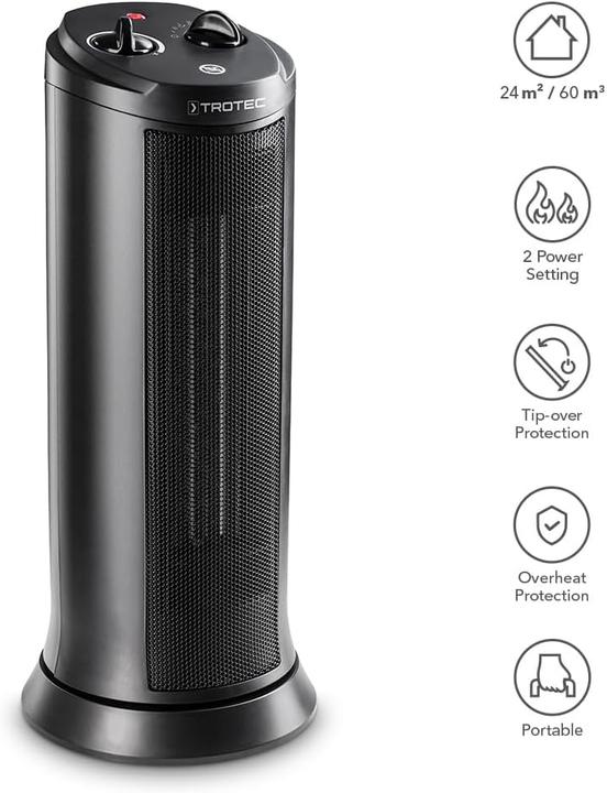 Produktbild Trotec Turmheizlüfter TFC 19 E mit Thermostat (2000 W)