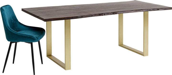 Produktbild Kare Design Tisch Harmony Walnut Messing 180x90cm (180 x 90 x 76 cm)