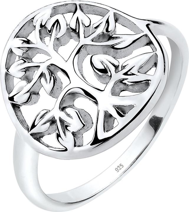 Actual product image Elli Ring Tree of Life Floral 925 Sterling Silver (54, 925 Silver)