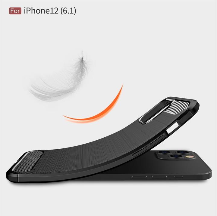Immagine prodotto Screenguard Cassa in carbonio spazzolato (Apple iPhone 12)