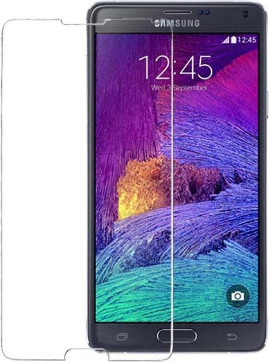 Productafbeelding Screenguard Samsung Galaxy Note4 Beschermend Glas Film Hoesje Vriendelijk Ontwerp (1 Stuk, Samsung Galaxy Note 4)