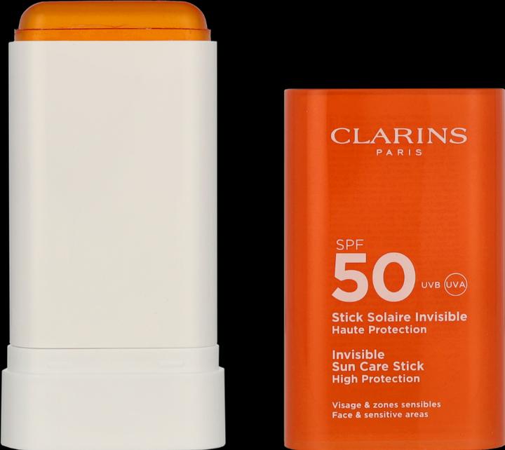 Actual product image Clarins Stick Solaire Invisible (Sun stick, SPF 50, 17 ml, 17 g)