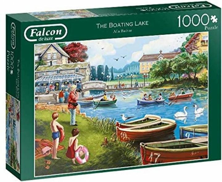 Immagine prodotto Jumbo Puzzle 1000 Falcon Harbor ant ežero G3 (1000 pezzi)