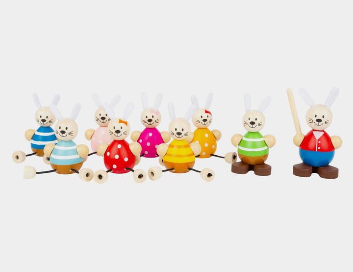 Actual product image small foot Bunny school playset