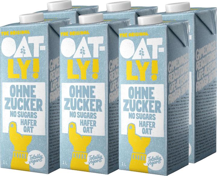 Actual product image Oatly Oat drink without sugar (6 x 100 cl)