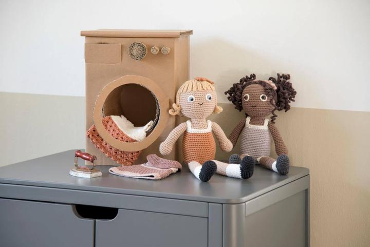 Actual product image Sebra Crochet doll Camille