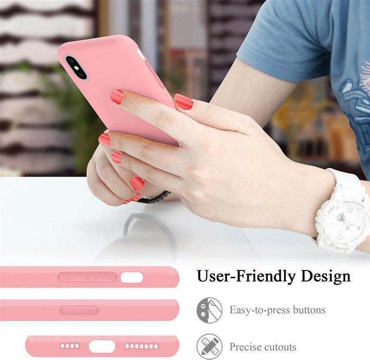 Actual product image Cadorabo TPU Liquid Silicone Case Cover (Apple iPhone XS Max)