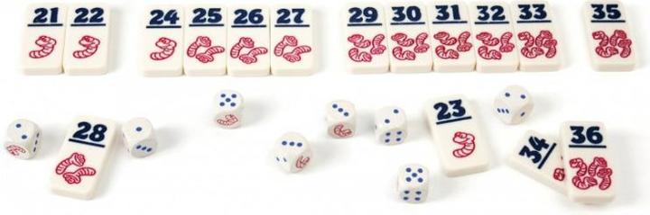 Actual product image Zoch ZOC05088 - Heckmeck Junior - figure/ dice game (DE, EN), for 2 to 5 players, aged 5 and older (English)