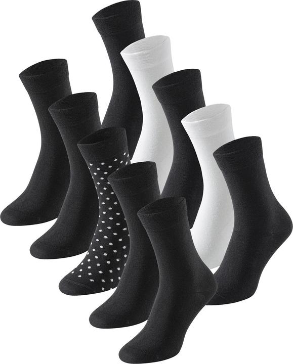 Immagine prodotto Schiesser Calze per il tempo libero in cotone Fit (confezione da 10, 35 - 38)