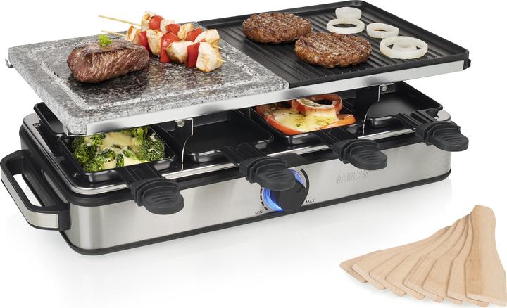 Produktbild Princess Raclette 8 Stone und Grill Deluxe