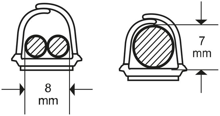 Actual product image Inofix Cablefix 2201 (Duct, 400 cm)