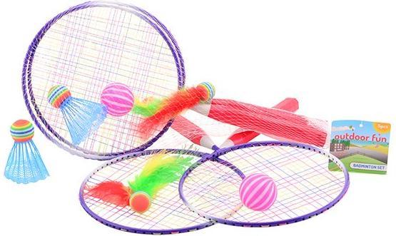Johntoy Badmintonset Outdoor Fun 5 Stück