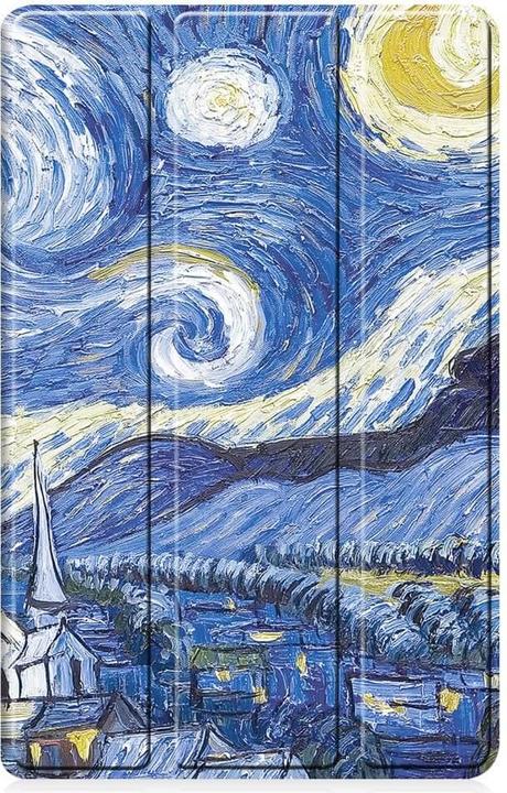 Cover-Discount Galaxy Tab A9 - Étui Smart Tri-fold Ciel de nuit (Galaxy Tab A9)