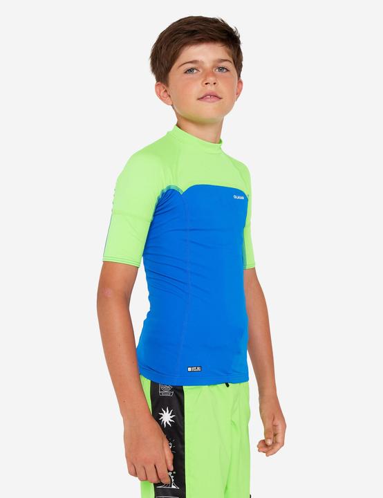 Produktbild Olaian UV-Shirt Kinder 500 grün/blau (8, 9, 10)