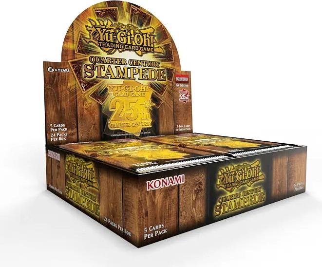 Immagine prodotto Yu-Gi-Oh Scatola di richiamo Quarter Century Stampede IT (Inglese, Display del booster)
