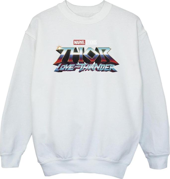 Produktbild Thor Love And Thunder Logo Sweatshirt Mädchen (140, 146)