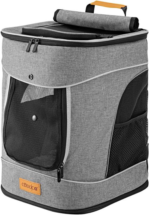 Cadoca Haustier Rucksack (Hund, Katze, Abschliessbar)