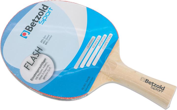 Produktbild Betzold Sport Tischtennisschläger Flash, 10er Set