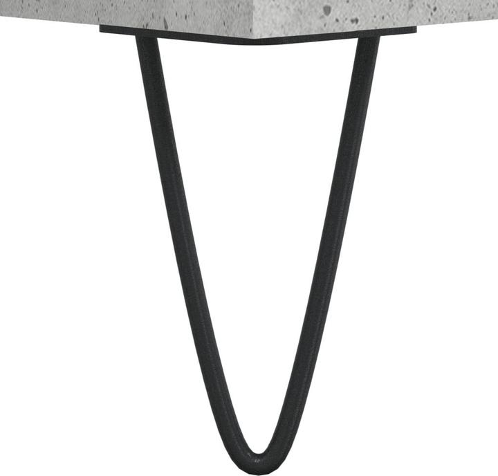 Actual product image VidaXL Plattenschrank Betongrau 85x38x48 cm Holzwerkstoff