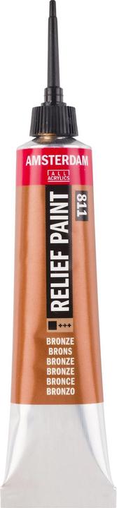 Actual product image Amsterdam Acrylic paint Reliefpaint 811 (Bronze, 20 ml)