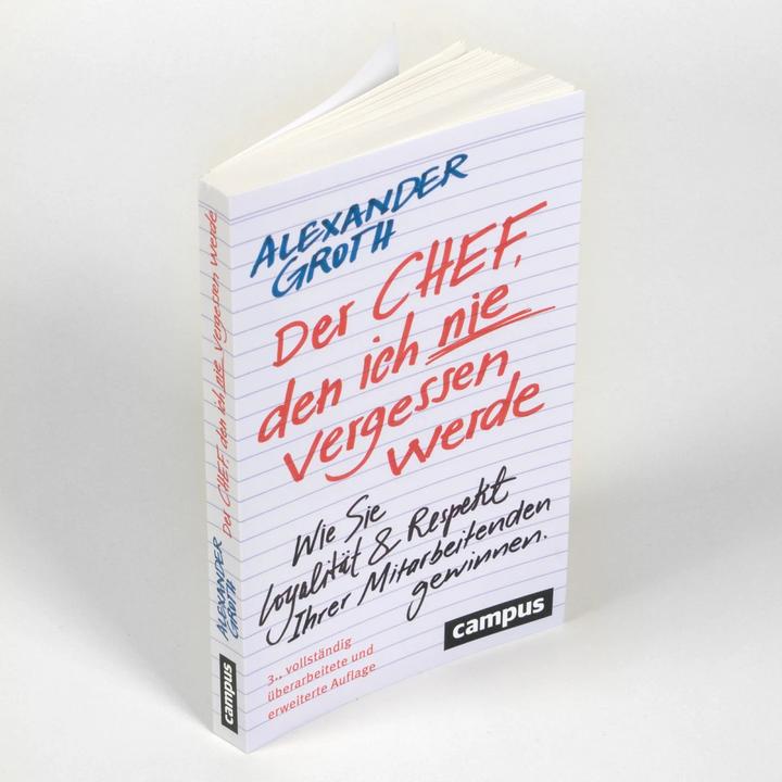 Image du produit Der Chef, den ich nie vergessen werde (Allemand, Alexander Groth, 2023)
