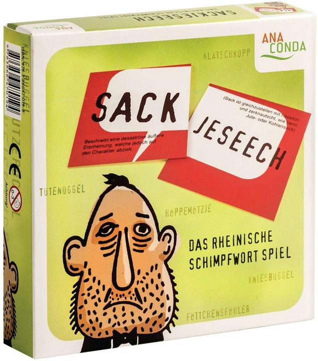 Immagine prodotto Sackjeseech - Il gioco delle parolacce in renano (Tedesco)