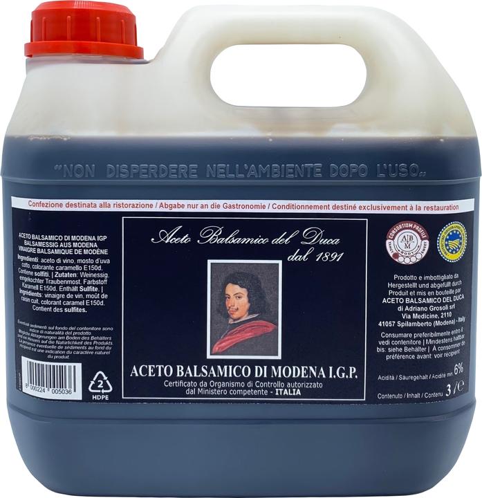 Image du produit Del Duca Aceto Balsamico di Modena white cap (3000 ml)