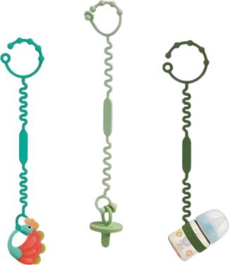 Actual product image Little bear Kinderwagen Silikonkette Green