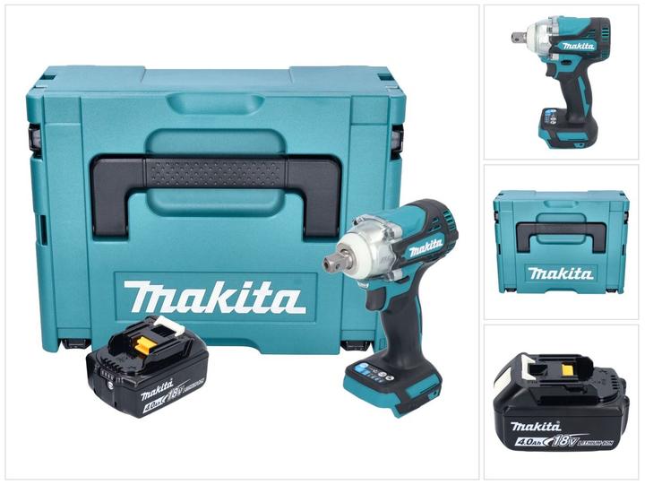 Immagine prodotto Makita DTW 301 M1J Avvitatore a impulsi a batteria 18 V 330 Nm 1/2" brushless + 1x batteria ricaricabile (Batteria ricaricabile)