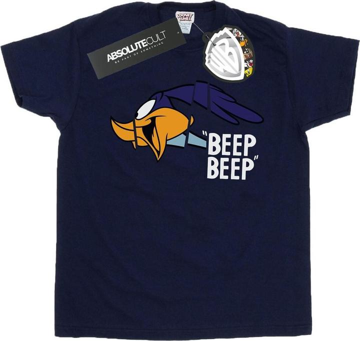 Actual product image Looney Tunes Girls Road Runner Beep Beep Cotton T-Shirt (140, 146)