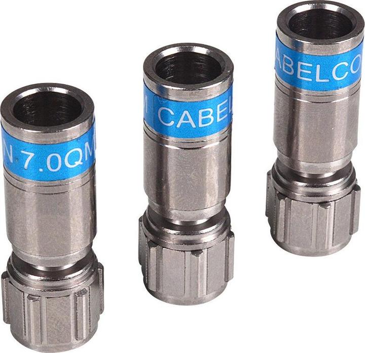 Produktbild Cabelcon F-6-TD 7.0 QM TrueDrop F-Kompressionsstecker (Antennenkabel)